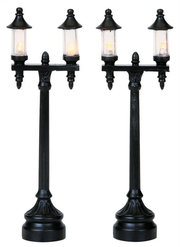 lemax-olde-town-street-lamp-lampadaire-miniature-de-village-de-no-l image 1