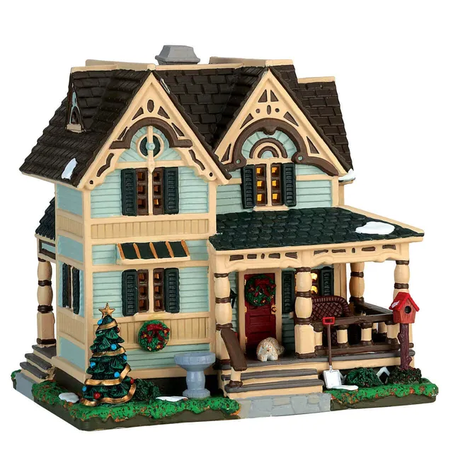 lemax-allison-house-maison-de-village-de-no-l-lumineuse-miniature image 1