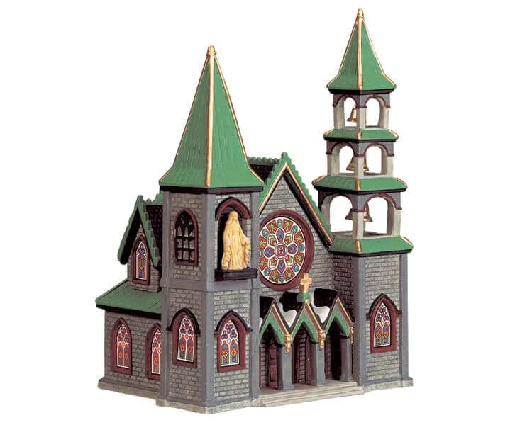 lemax-st-lucy-s-cathedral-glise-miniature-pour-village-de-no-l image 1