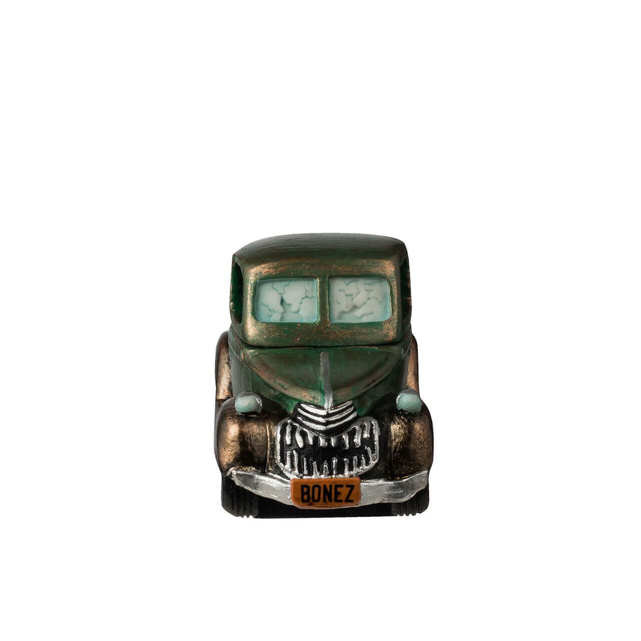lemax-spookytown-garbage-truck-camion-poubelle-squelette-halloween image 2