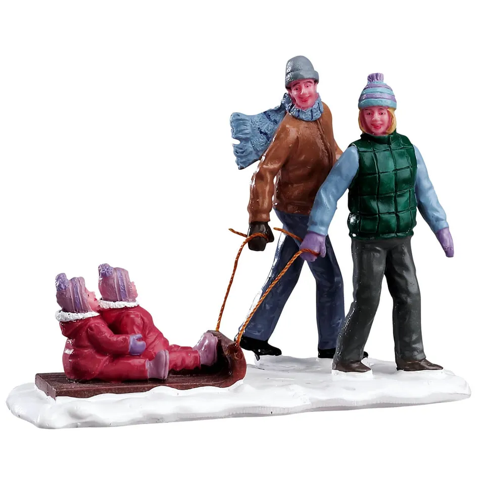 lemax-twins-figurines-jumeaux-village-de-no-l image 1