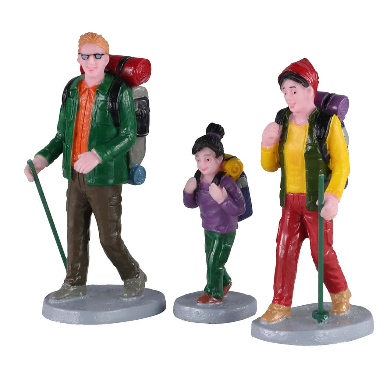 lemax-family-trek-figurine-famille-en-for-t-pour-village-de-no-l image 1