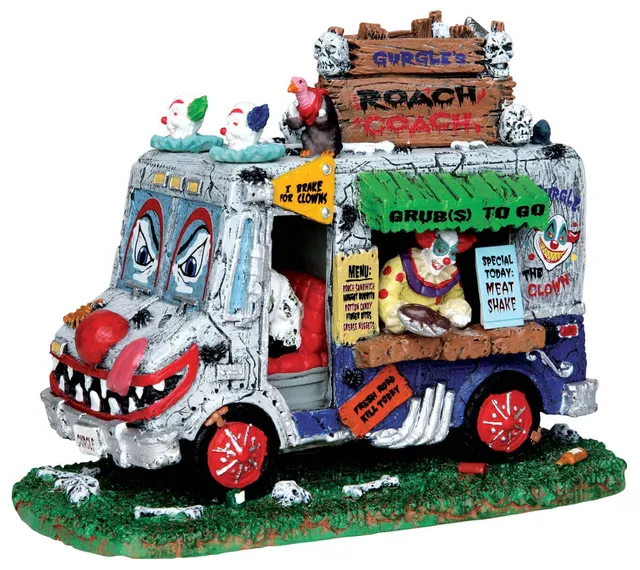 lemax-gurgle-s-roach-coach-b-timent-spooky-town-lumineux image 1