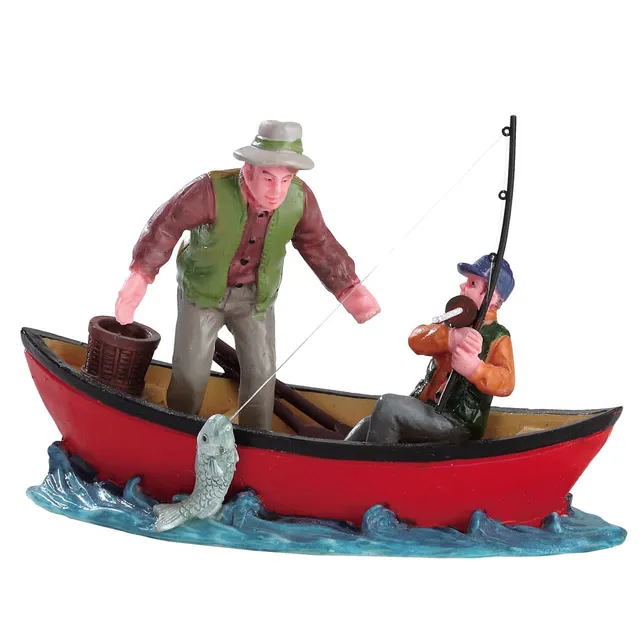 lemax-canoe-catch-figurine-p-che-en-cano-plymouth-corners image 1