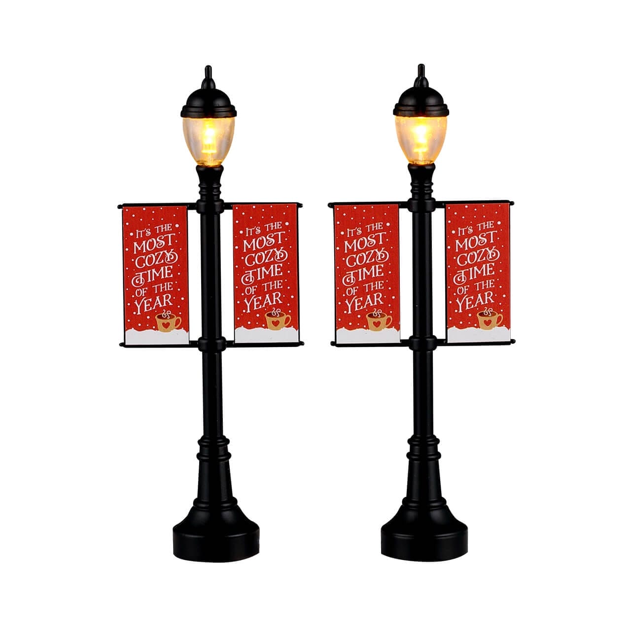 lemax-lamp-post-banners-caddington-r-verb-res-miniatures-banni-res image 1