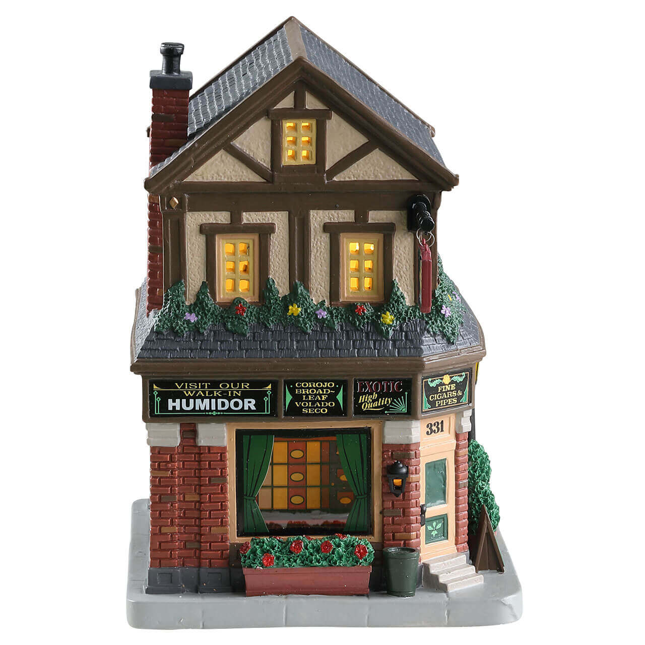 lemax-golden-rose-cigars-boutique-miniature-caddington image 3