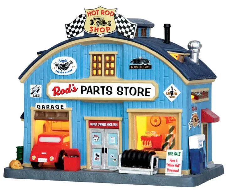 lemax-rod-s-parts-store-magasin-miniature-lumineux image 1