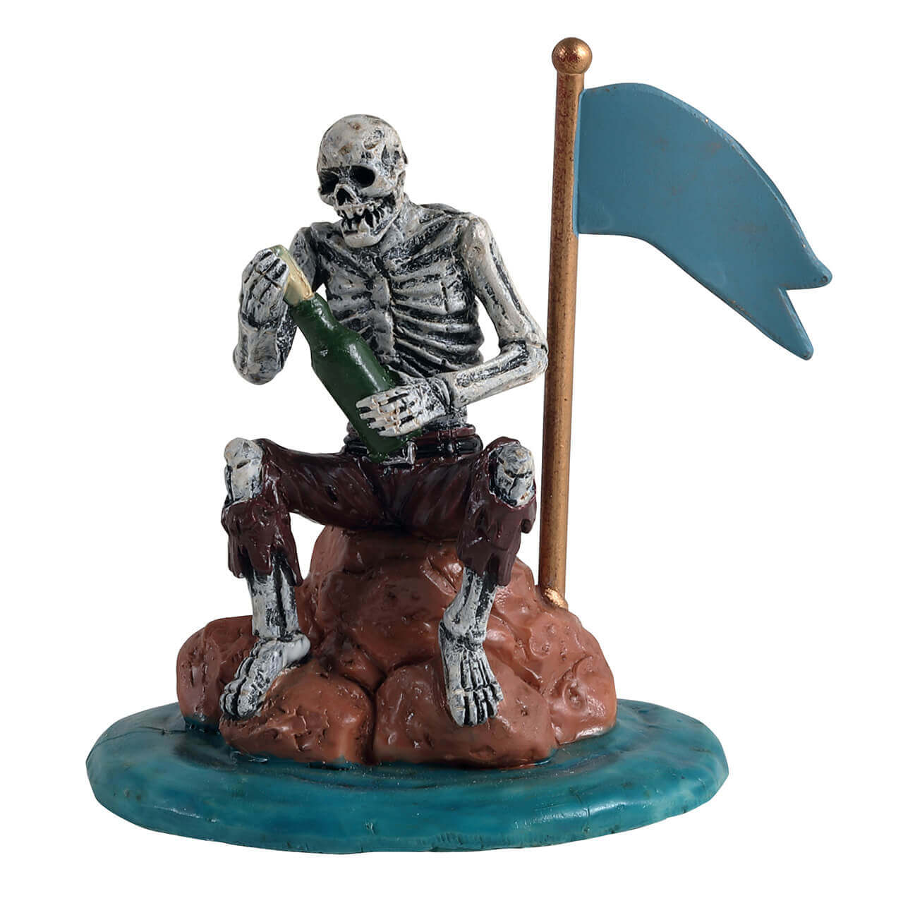 lemax-message-in-a-bottle-figurine-spooky-town-squelette image 2