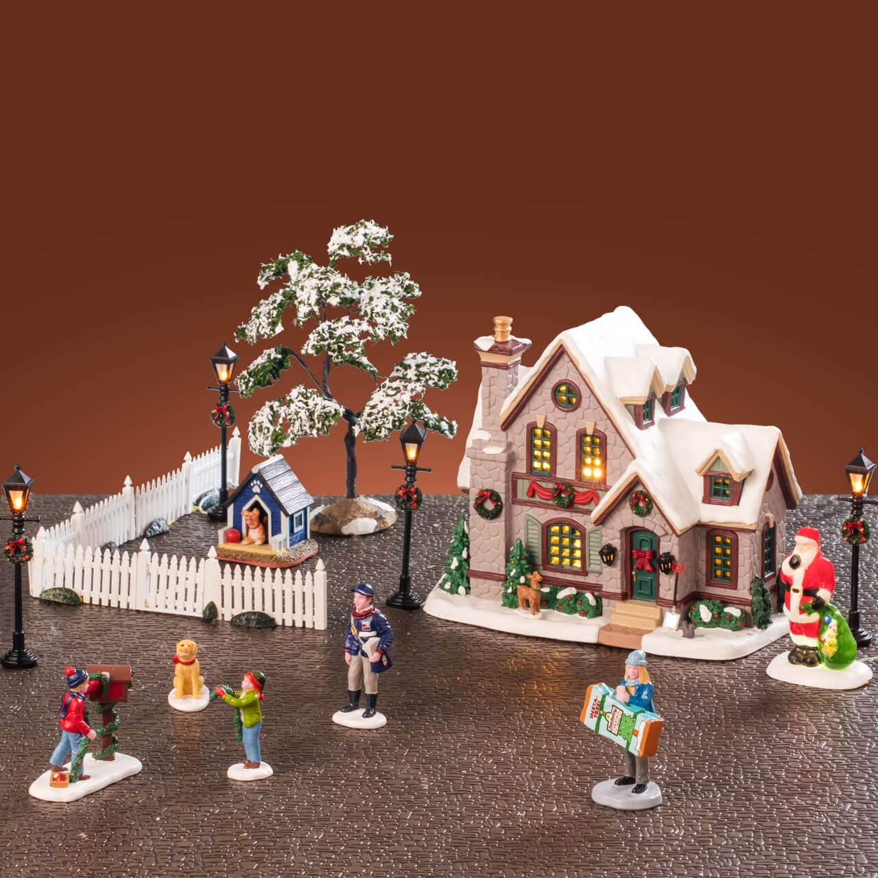lemax-white-christmas-set-coffret-village-de-no-l-lumineux image 1