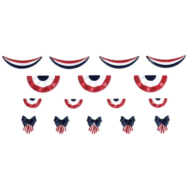 lemax-american-flag-decoration-d-coration-drapeau-am-ricain-pour-village-de-no-l image 1