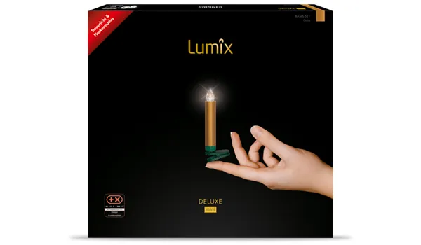 krinner-lumix-deluxe-gold-mini-basis-set-14-bougies-led-dor-es image 1