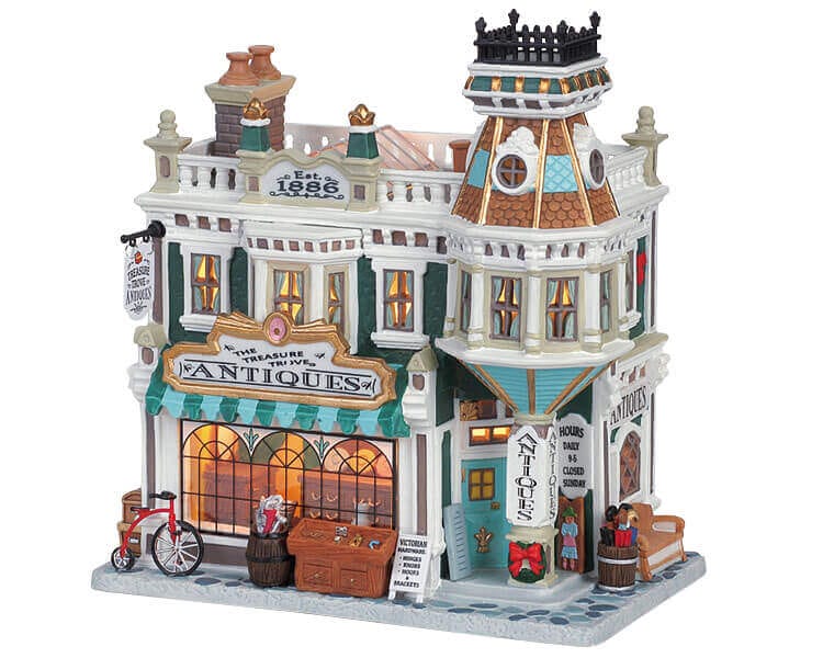 lemax-treasure-trove-antiques-boutique-antiquit-s-miniature-lumineuse image 1