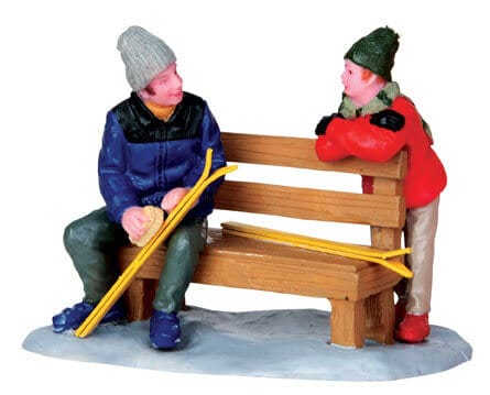 lemax-waxing-skis-figurine-village-ski image 1