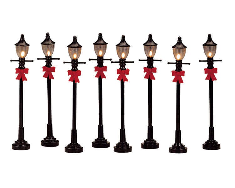 lemax-gas-street-lamp-lampadaire-miniature-lumineux-village-de-no-l image 1