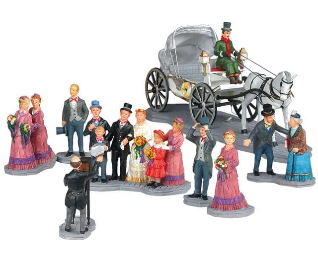 lemax-wedding-party-figurine-village-de-no-l image 1
