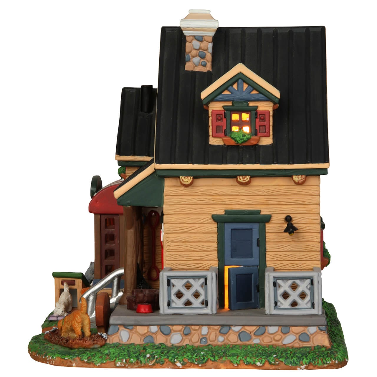 lemax-claws-paws-pet-hotel-b-timent-miniature-lumineux-village-de-no-l image 2