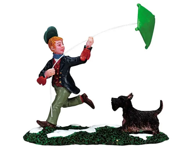 lemax-flying-high-figurine-miniature-jeux-d-hiver image 1