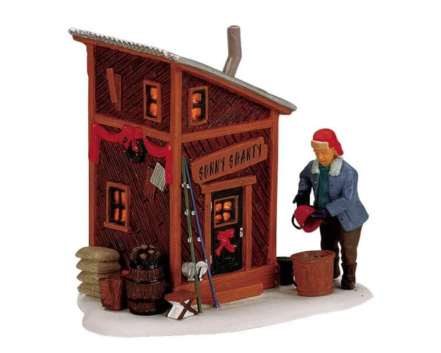 lemax-sunny-shanty-maison-de-village-de-no-l-lumineuse image 1