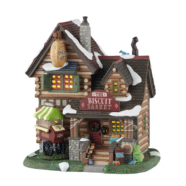 lemax-the-biscuit-basket-chalet-vail-village-lumineux image 1