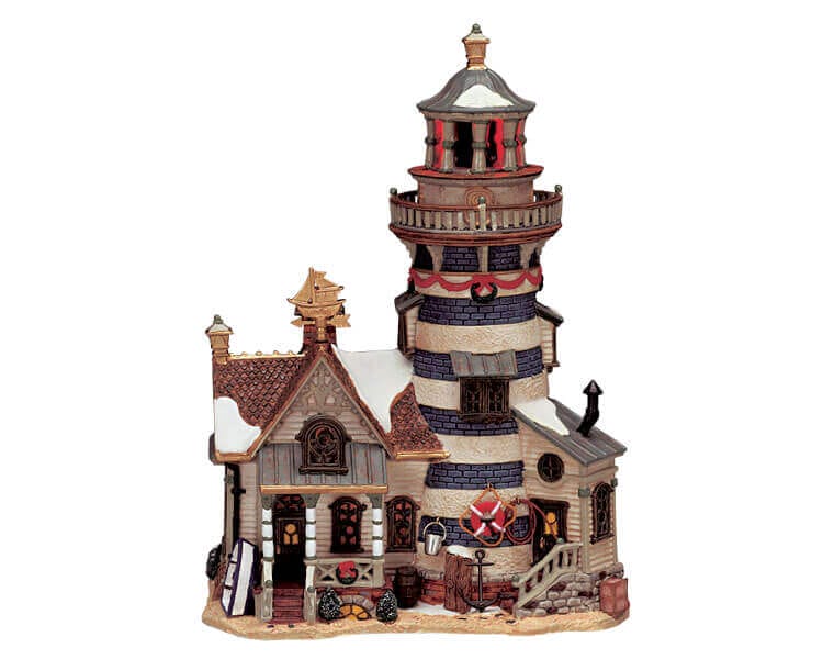 lemax-breezy-point-lighthouse-phare-de-village-de-no-l-lumineux image 1