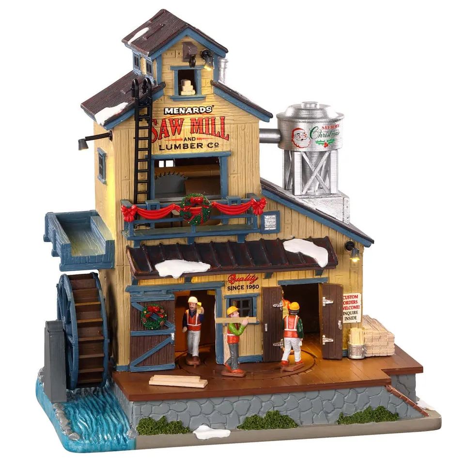 lemax-menards-saw-mill-scierie-rustique-lumineuse image 1