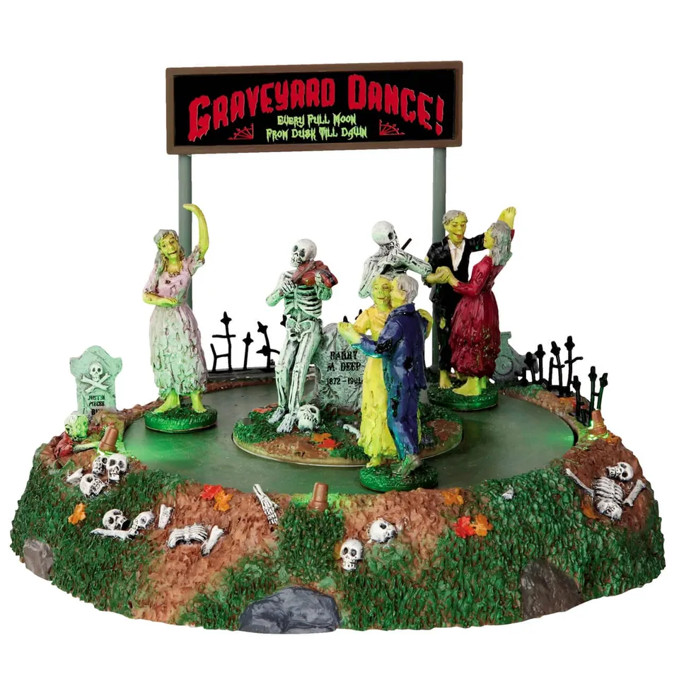 lemax-graveyard-dance-sc-ne-miniature-anim-e-spooky-town image 1