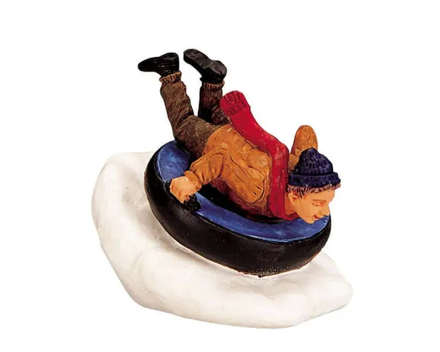 lemax-tubing-fun-figurines-bou-e-luge-neige image 1