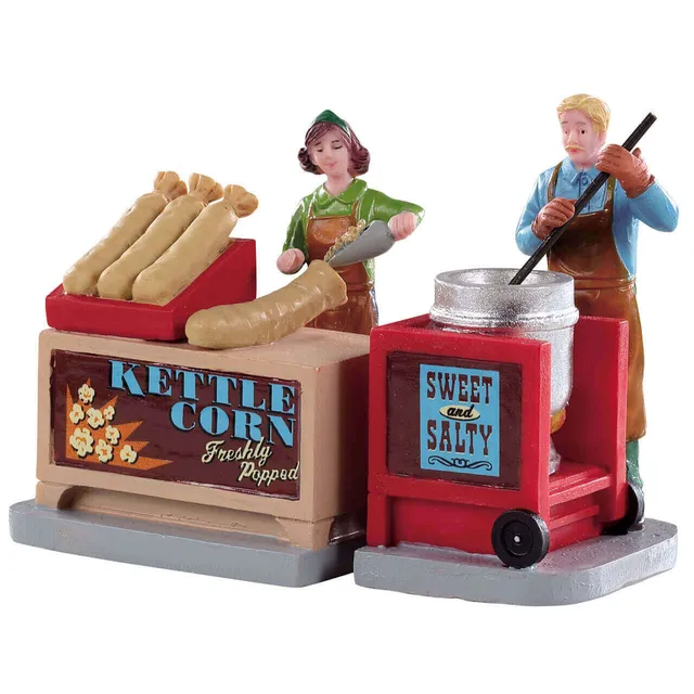 lemax-kettle-corn-stand-stand-miniature-village-de-no-l image 1