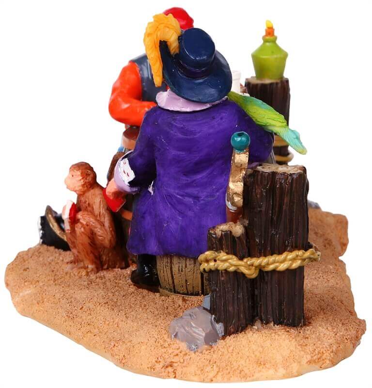 lemax-spooky-town-bucaneer-poker-figurine-pirates-halloween image 4