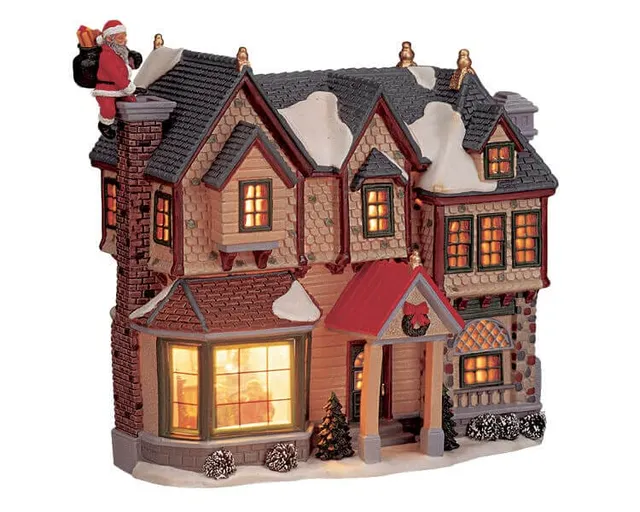 lemax-holiday-home-maison-miniature-lumineuse-village-de-no-l image 1