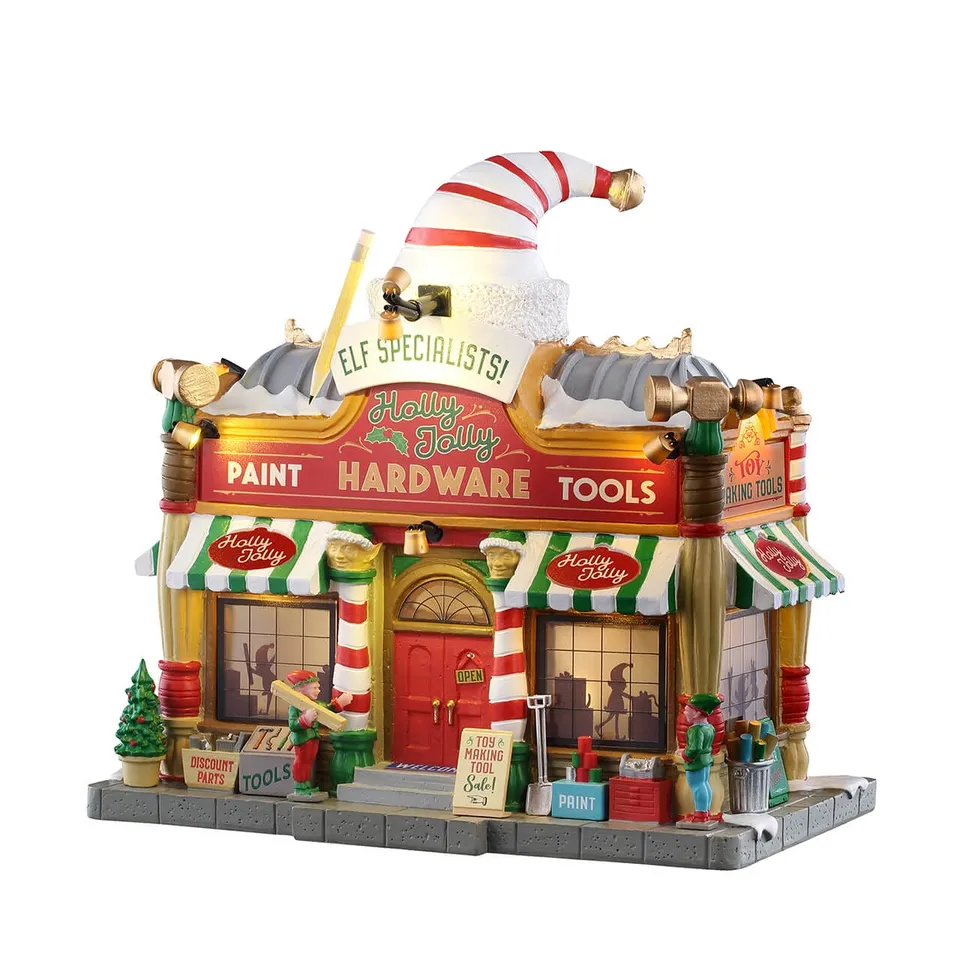 lemax-holly-jolly-hardware-boutique-village-de-no-l-santa-s-wonderland image 1