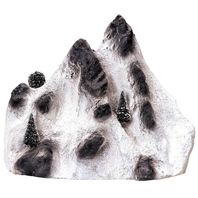 lemax-small-ski-mountain-backdrop-3-sapins-fond-de-d-cor image 1