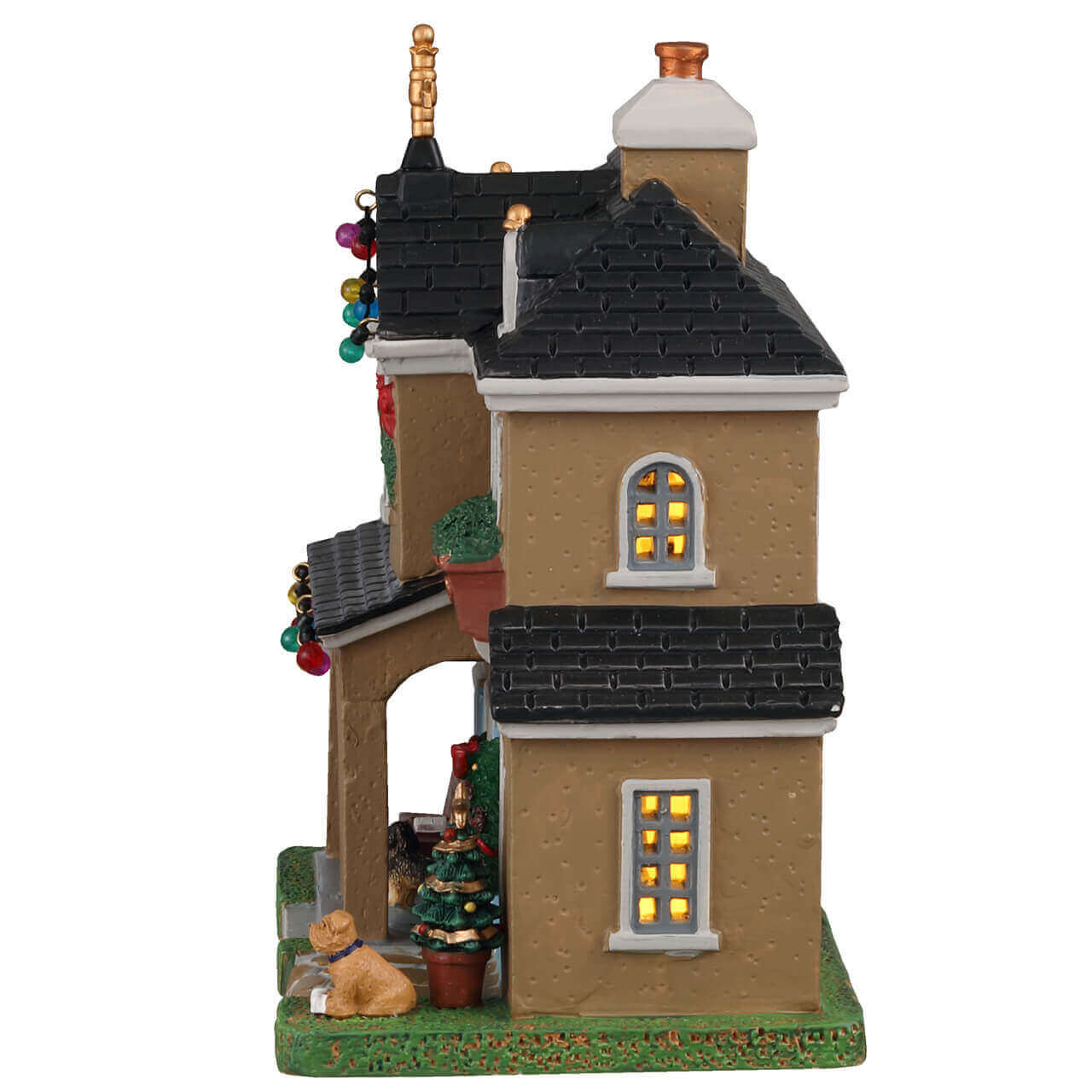lemax-foster-residence-maison-miniature-lumineuse-caddington-village image 3