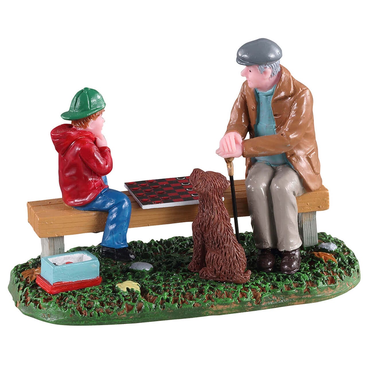 lemax-playing-with-gramps-figurine-village-de-no-l image 1