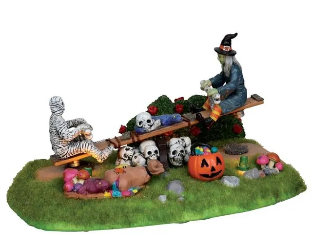 lemax-see-saw-sensation-attraction-balan-oire-spooky-town-miniature image 1