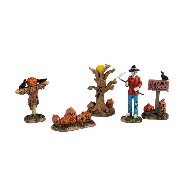 lemax-creepy-pumpkin-patch-champ-de-citrouilles-spooky-town image 1
