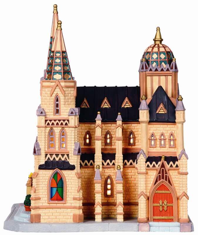 lemax-carrington-cathedral-cath-drale-lumineuse-village-de-no-l image 2