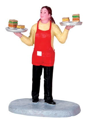 lemax-taqueria-waitress-figurine-serveuse-miniature-village image 2