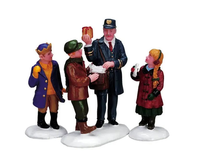 lemax-anything-for-me-mr-postman-figurine-facteur-miniature image 1