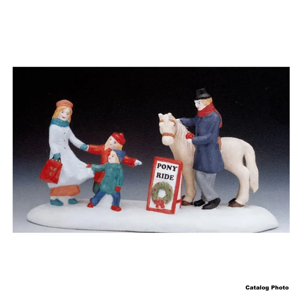 lemax-the-pony-ride-man-ge-poneys-village-miniature image 1