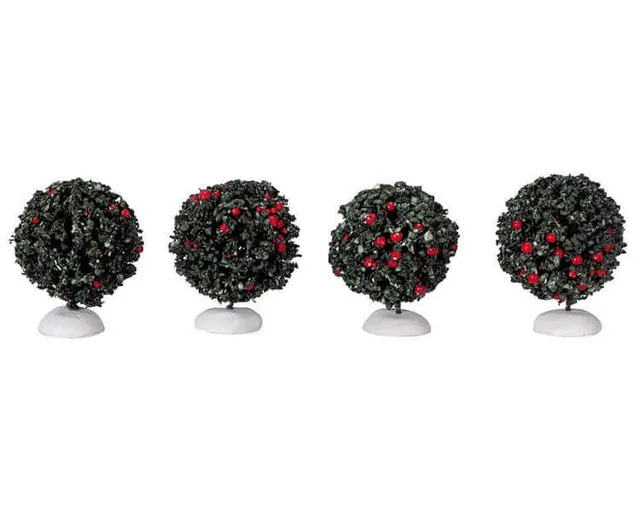 lemax-round-evergreen-tree-mini-mini-sapin-vert-village-de-no-l image 1