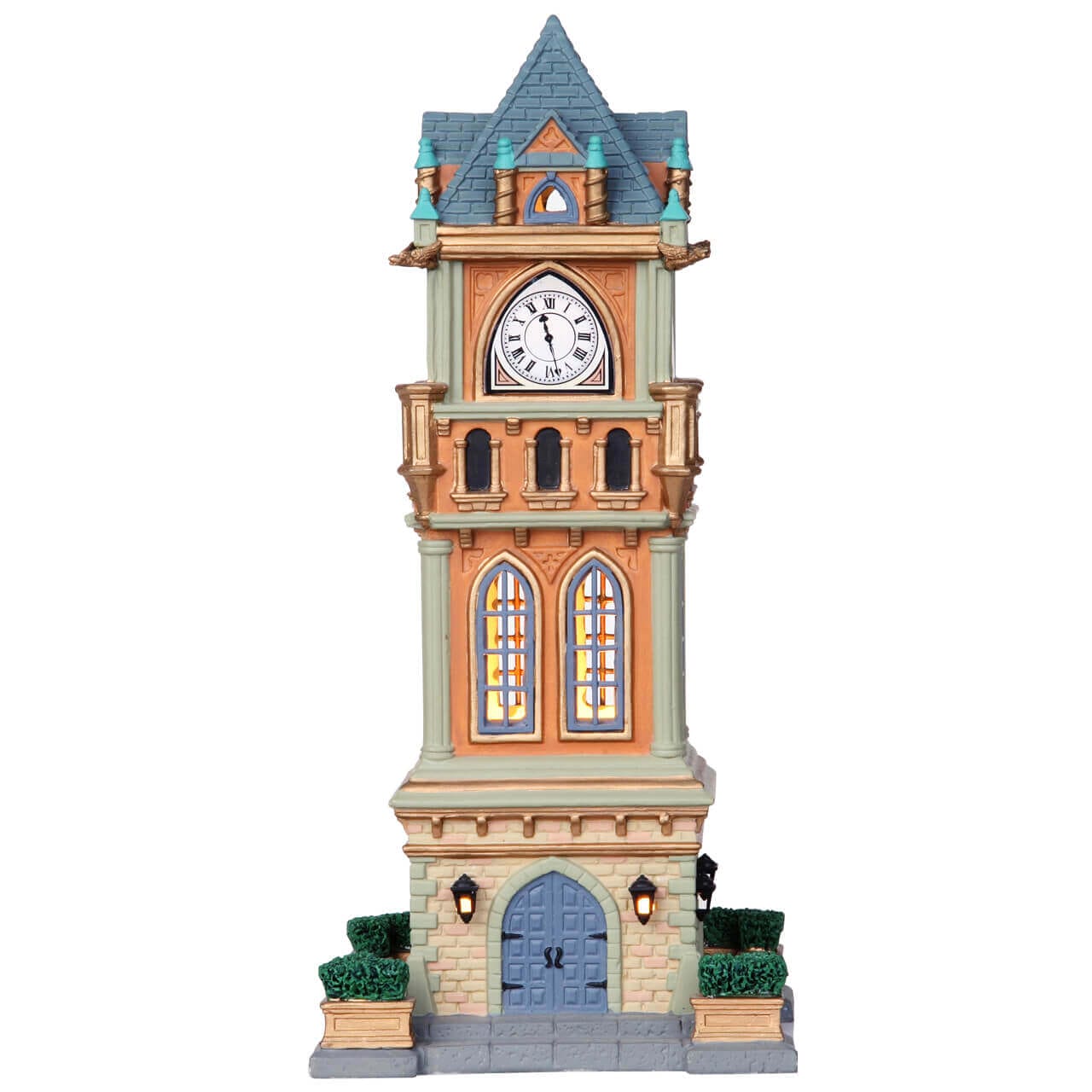 lemax-municipal-clock-tower-tour-horloge-miniature-caddington image 3