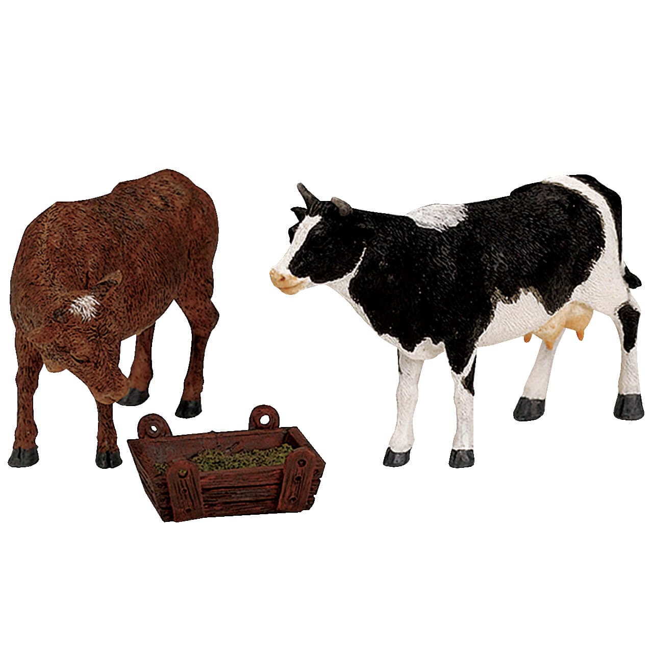 lemax-feeding-cow-bull-set-de-3-figurines-harvest-crossing image 1