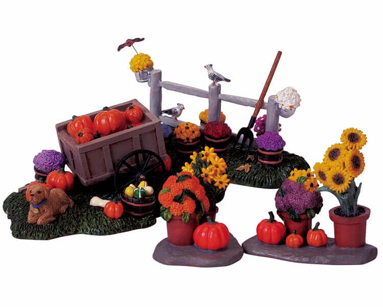 lemax-fall-floral-d-cor-floral-automne-village-miniature image 2