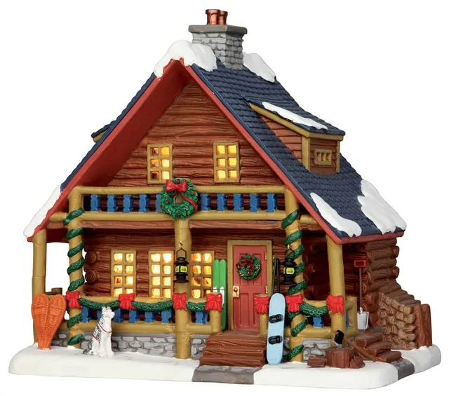 lemax-parker-s-cabin-chalet-miniature-lumineux-de-no-l image 1