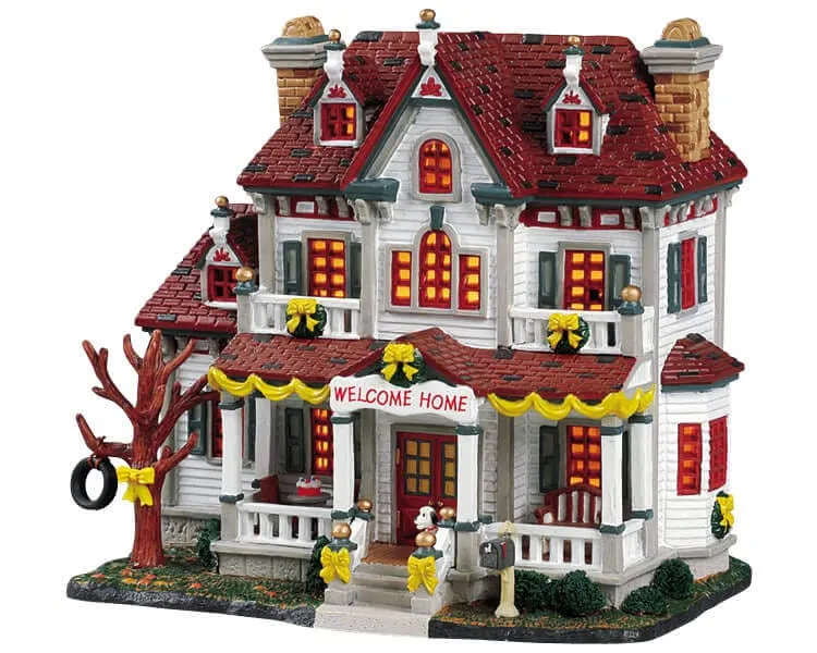 lemax-welcome-home-maison-miniature-lumineuse-de-village-de-no-l image 1