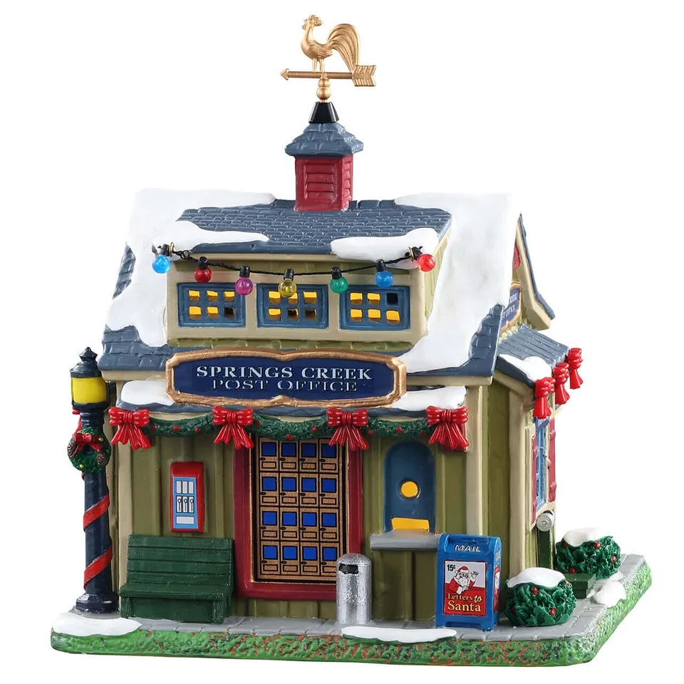 lemax-springs-creek-post-office-maison-miniature-caddington image 1
