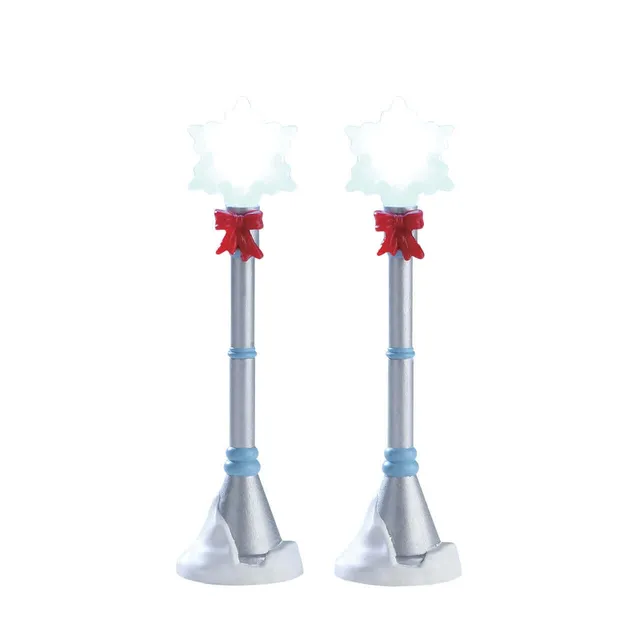 lemax-snowflake-lamp-post-set-de-2-r-verb-res-flocon image 1