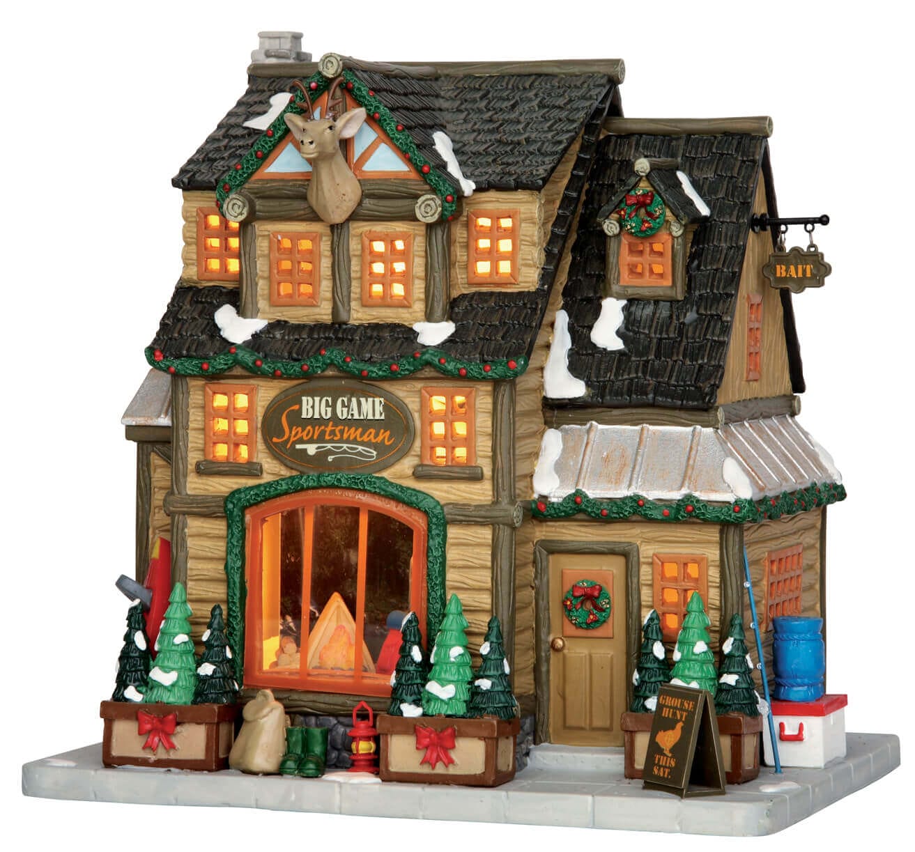lemax-big-game-sportsman-figurine-chasseur-miniature-village-no-l image 1