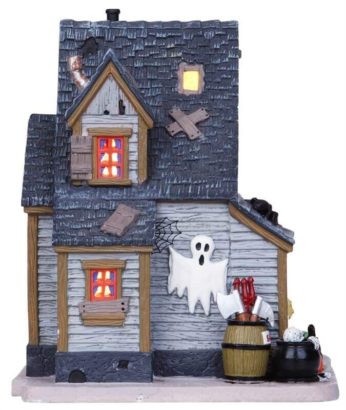 lemax-grimsley-s-house-of-halloween-decor-maison-hant-e-spooky-town image 2